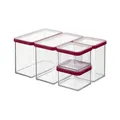 Produktbild: ROTHO Loft Vorratsdosen 5er Set Küchen Behälter Kunststoff mit Deckel Silikon