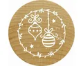 Produktbild: Rössler Stempel Stempel Woodies Weihnachtskugeln