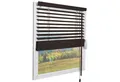 Produktbild: Sol Royal Jalousie Holzjalousie SolDecor JH3 Jalousie aus Holz in, 40x130cm, Dunkelbraun, Tür- und Fensterjalousie Holz Blickschutz 3,5 cm breite Lamellen