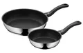 Produktbild: WMF Pfannen-Set Devil Bratpfanne 28 cm + 20 cm, Cromargan® Edelstahl Rostfrei 18/10 (Set, 2-tlg., Bratpfannenset (20 + 28 cm), Induktion, Antihaftbeschichtung, für alle Herdarten geeignet