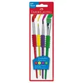 Produktbild: FABER-CASTELL Bunt Pinsel-Set Größe 2, 6, 10, 12, 4-teilig