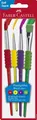 Produktbild: Faber-Castell 481600 Schulpinselset - 4 Stück, 10; 2; 6; 12, auf Blisterkarte
