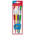 Produktbild: FABER-CASTELL Bunt Pinsel-Set Größe 2, 6, 10, 12, 4-teilig
