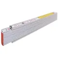 Produktbild: Stabila Zollstock Type 717, 2 m, weiß, weiß/gelbe metrische Schnellablese-Skala
