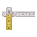Produktbild: STABILA Holz-Gliedermaßstab Type 717, 2 m, weiß/gelbe metrische Schnellablese-Skala