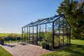 Produktbild: Juliana Gewächshaus Jubii 60 15,1 m² 3 mm Sicherheitsglas Schwarz Top !