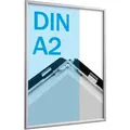 Produktbild: Klapprahmen A2 Standard silber  | 17 mm | Gehrung, Aluminium