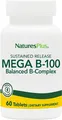 Produktbild: Natures Plus MEGA B-100 - 60 Tabletten (373,33 EUR/kg)