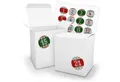 Produktbild: itenga befüllbarer Adventskalender Adventskalender zum Füllen 24x XL Würfel 11x9x12cm WEIß + Sticker V18
