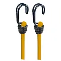 Produktbild: BASI | 2er Set Gummispannseil mit Haken | 100 cm Ø 8 mm | Spanngummis Gepäckspanner mit Doppelhaken | Ladungssicherung Transportsicherung - Spanngurt Set | 2 Stück