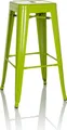 Produktbild: hjh OFFICE Barhocker VANTAGGIO HIGH Metall Hocker bis 150 kg belastbar Sitzhöhe 77 cm