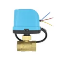 Produktbild: 2 wege motorkugelhahn kugelventil elektrisch 12v 24v DC 2 wege ventil elektri...
