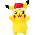 Produktbild: Jazwares Pokémon Plüschfigur Winter Pikachu mit Weihnachtsmütze 20 cm (20 cm) (50837)