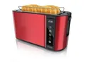 Produktbild: Arendo Toaster 4-Scheiben, Wärmeisoliertes Doppelwandgehäuse, Display Restzeitanzeige 2 lange Schlitze, für 4 Scheiben, 1500 W, Langschlitz