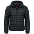 Produktbild: Höhenhorn Steppjacke Balmhorn Herren Jacke für Männer Übergangsjacke mit Kapuze leichtes Eigengewicht, Thermo-Wattierung schwarz XL