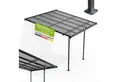 Produktbild: Juskys Terrassendach Borneo, BxT: 312x303 cm, 3x3 m, Regen- und Sonnenschutz, lichtdurchlässig, UV-Schutzfolie