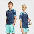 Produktbild: adidas Performance Fußballtrikot DFB A JSY Y für Kinder, schmal geschnitten, mit Climacool Technologie blau 128 EU