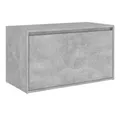 Produktbild: vidaXL Sitzbank, Flurbank 80x40x45 cm Betongrau Holzwerkstoff