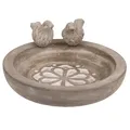 Produktbild: Vogeltränke Vogel Skulptur Vogelbad Trinkschale rund Insekten Wasserschale Beton