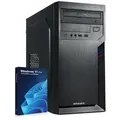 Produktbild: HYPER BYTE® Office Desktop PC - Intel 3,5GHz, 8GB RAM, 256GB SSD, WLAN, DVD, Windows 11 Pro - Business Tower Rechner für Büro, Home-Office & Arbeit