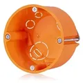 Produktbild: 25St. F-Tronic E115 Hohlwandgerätedosen, D=68mm, 47mm flach 7350094 * Hohlwandsc...