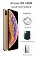 Produktbild: Apple iPhone XS 64GB Gold Smartphone Refurbished Sehr guter Zustand Zubehörpaket