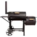 Produktbild: Taino Smoker, Schwarz, Metall, 170x145x80 cm, Grills & Outdoor-Küchen, Holzkohlegrills