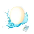 Produktbild: LED Poollampe Farbwechsel dimmbar IP68 Ø 12 cm Saugnäpfe kabellos Außenleuchte