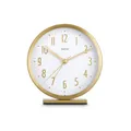 Produktbild: Wecker Skye Gold ohne Ticken Tischuhr Uhr Analog leise Alarmzeit Hama 222213