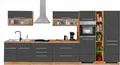 Produktbild: KOCHSTATION Küchenzeile KS-Wien, Breite 430 cm, wahlweise mit E-Geräten und Induktion