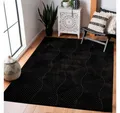 Produktbild: Carpet City Teppich Friseé-Teppich FANCY 904, rechteckig, Höhe: 12 mm, Läufer, Kurzflor Wohnzimmer, florale 3D-Optik, für Schlafzimmer