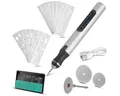 Produktbild: STAHLWERK Fräse USB-Gravierstift UG-300 ST mit 8 W Akku-Gravierer, (Packung, 4-tlg), bis zu 18.000 U/min für präzise Graveurarbeiten