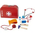 Produktbild: Spielzeug-Arztkoffer SELECTA, bunt (bunt, rot), Rollenspielzeug, KinderB:25cm H:9cm T:18cm, Made in Germany, B:25cm H:9cm T:18cm