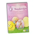 Produktbild: Ostereierbanderole 12 Stück 4 Motive Oster Eier Folie Banderolen - Aufkleber für Ostereier 12 Banderolen