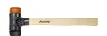 Produktbild: Wiha Schonhammer Safety mittelweich/ hart mit Hickory-Holzstiel (26611) 30 mm