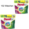 Produktbild: 2x 76 Wäschen Persil 4in1 Color Excellence DISCS für farbige Wäsche, 152 WL