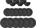 Produktbild: Villeroy & Boch Manufacture Rock Tafelservice 18-teilig schwarz