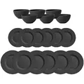 Produktbild: Villeroy & Boch Manufacture Rock Tafelservice 18-teilig schwarz
