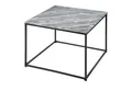 Produktbild: riess-ambiente Couchtisch ELEMENTS 50cm grau / schwarz, Wohnzimmer · Marmor · eckig · Metall