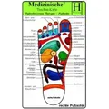 Produktbild: Fussreflexzonen Therapie - Fusssohle- Medizinische Taschen-Karte