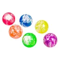 Produktbild: Boland 30830 - Gummiball-Set Marmor, 6 marmorierte Gummibälle, Größe je Ball 3 cm, Flummi, Geschenk, Give-Away, Spielzeug, Pinata-Füllung, Wundertüte