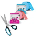 Produktbild: NASARA Kinesiologie Tape 2er Sparset mit Tape-Schere