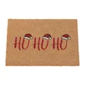 Produktbild: Spetebo Weihnachts Fußmatte HO HO HO aus Kokosfasern - 60 x 40 cm - Türmatte im weihnachtlichen Design für Innen und Außen - Fußabtreter Schmutzfangmatte Türvorleger Weihnachten Deko
