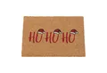 Produktbild: Spetebo Fußmatte Weihnachtsmotiv HO HO HO aus Kokosfasern, Höhe: 15 mm, rutschfest