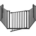 Produktbild: Tectake Kaminschutzgitter Agni Aus Stahl 5 Teilig  289 30 x 3 x 71 50 cm Schwarz