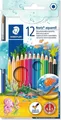 Produktbild: STAEDTLER Noris Club aquarell - Wasserfarbstift - gemischte Farben (Packung mit 12)