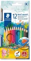 Produktbild: STAEDTLER® Noris® aquarell 144 10 wasservermalbarer Buntstift, Kartonetui mit 12