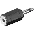 Produktbild: Goobay Kopfhörer-Adapter, AUX-Klinke 3,5 mm Mono auf Stereo (Winkeladapter) (11117)