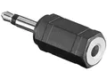 Produktbild: Adapter Steckadapter 3,5 mm Mono Klinkenstecker auf 3,5 mm Stereo Klinkenbuchse