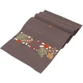 Produktbild: Frank-Flechtwaren Tischläufer Herbstlaub, 337553, abwischbar, braun, aus Polyester, 40 x 150 cm